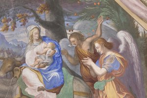 Scènes de la vie de la Vierge Marie, (détail) - Michelangelo Carminati